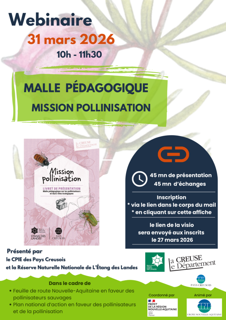 Webinaire Malle pedagogique pollinisateurs 31 mars 20262
